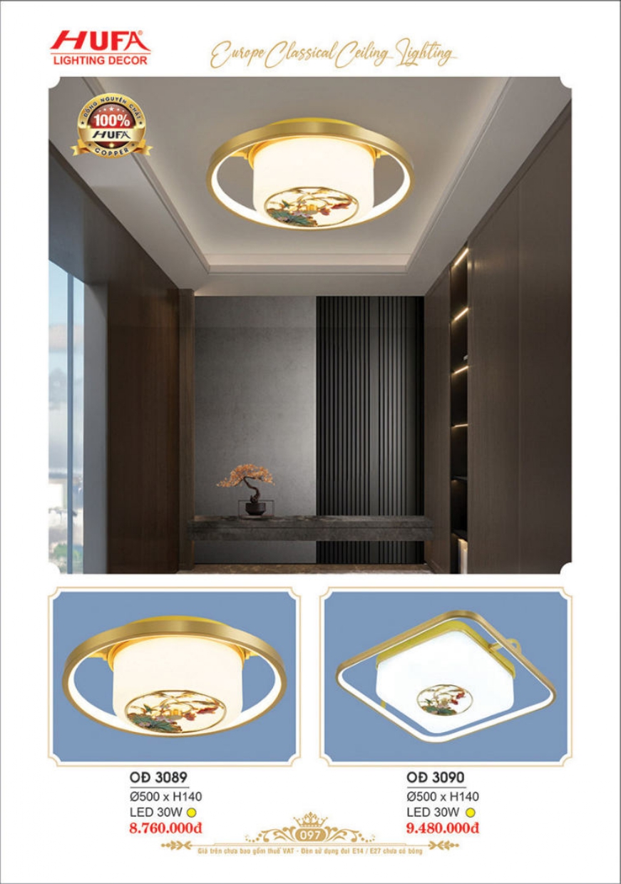 Bảng giá đèn trang trí HUFA